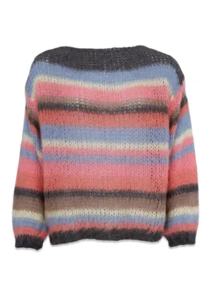 BCADRIA multi striped jumper - Soft Coral