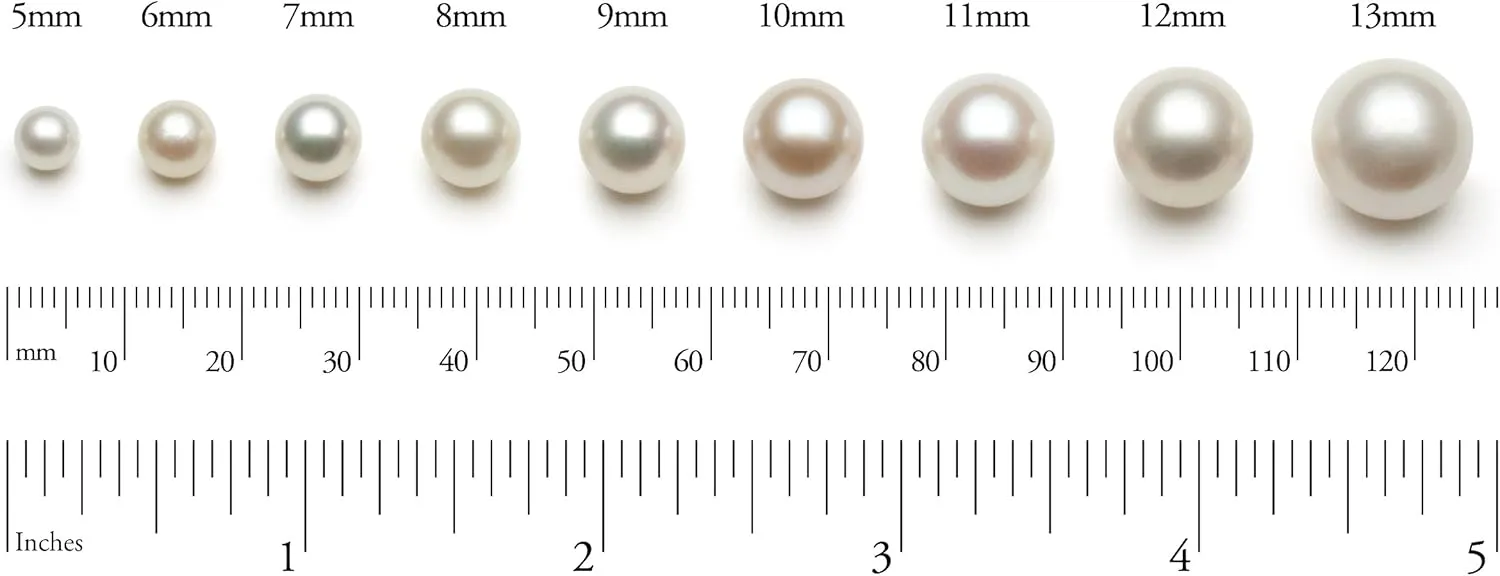 Belacqua Cultured Freshwater Pearl 16" to 36" Necklace for Women | Sterling Silver Single Strand Fishhook | Jewelry for Her | Gift Box Included