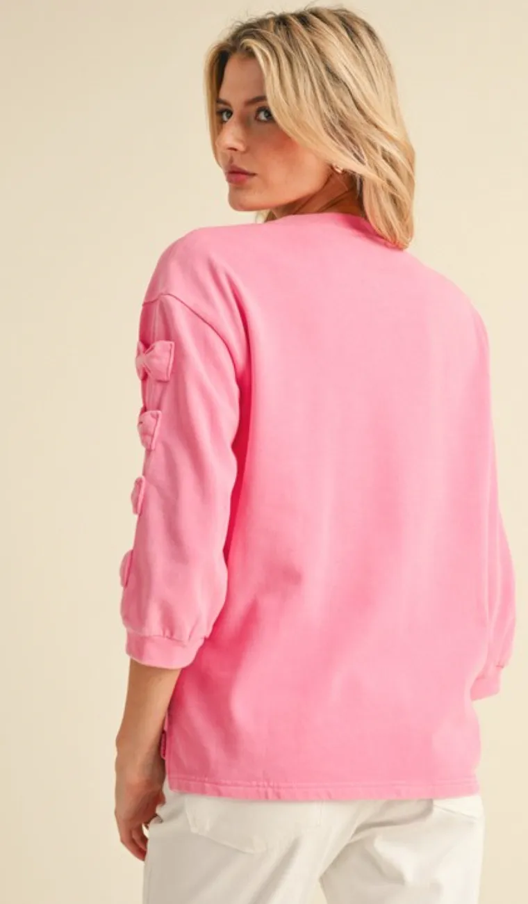 Bow Tie Sleeve Top