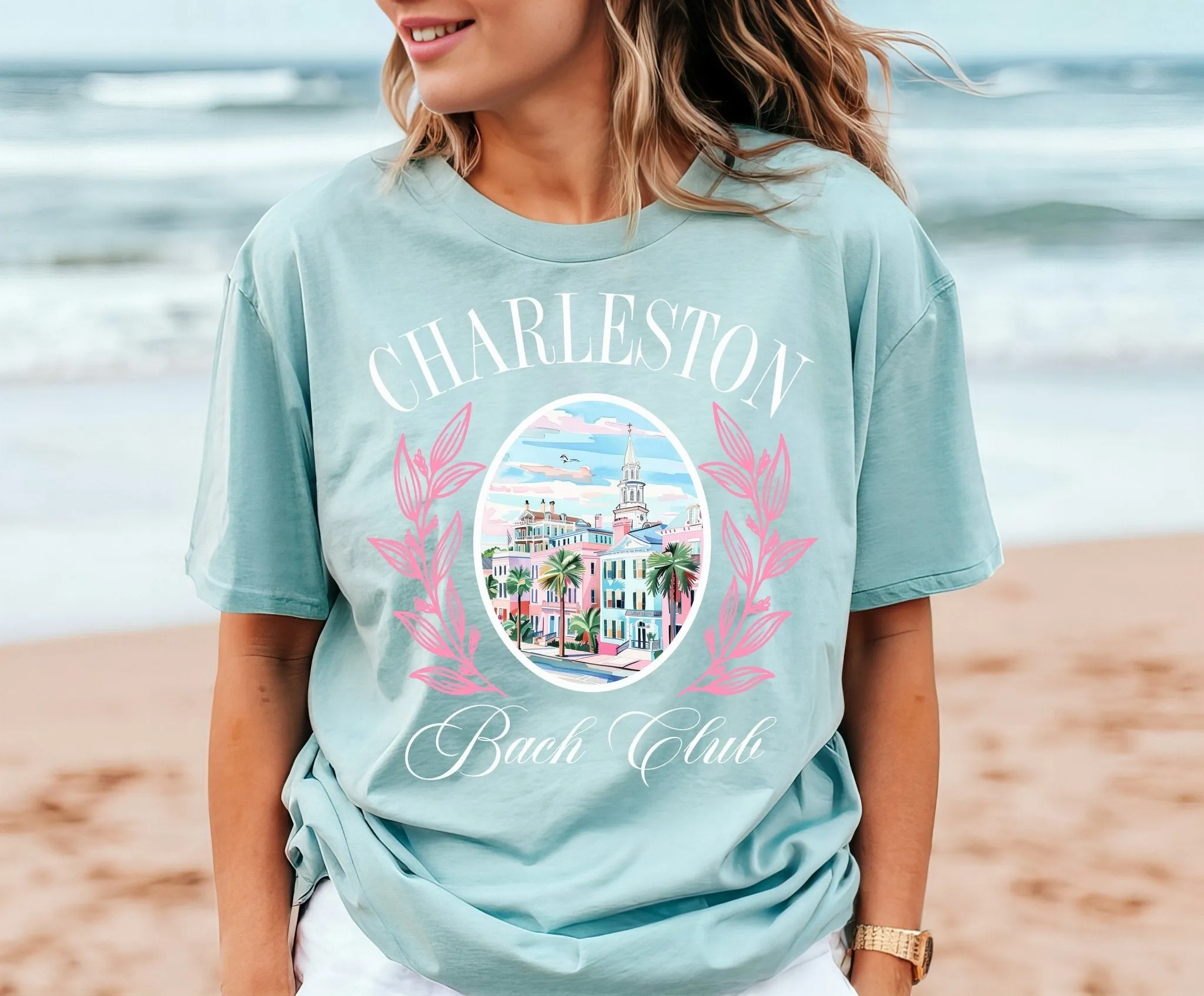 Charleston Bach Club Matching Bachelorette Party Shirts, Charleston Bach Tanks Sweatshirts