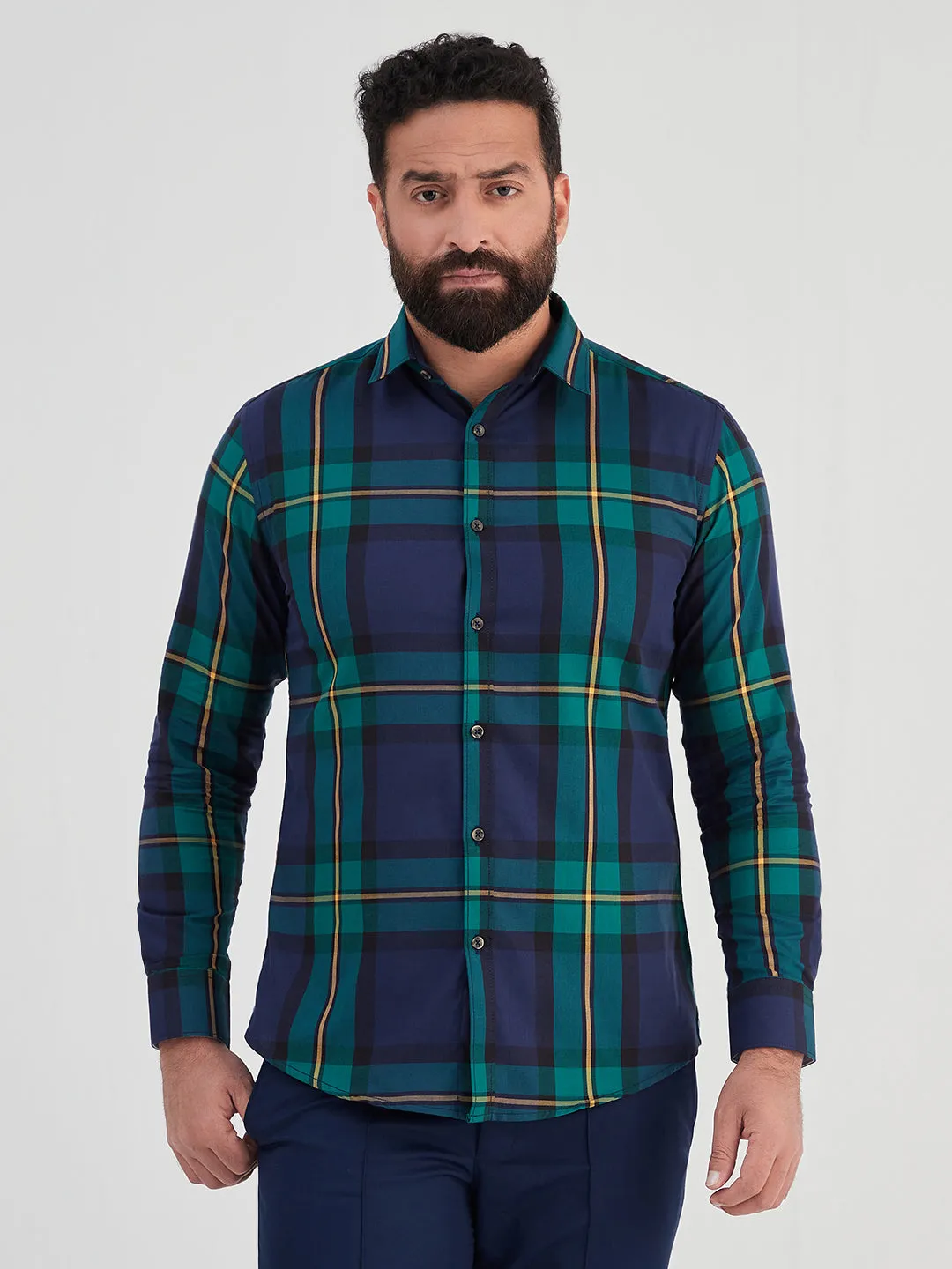 Check Trapped Shirt
