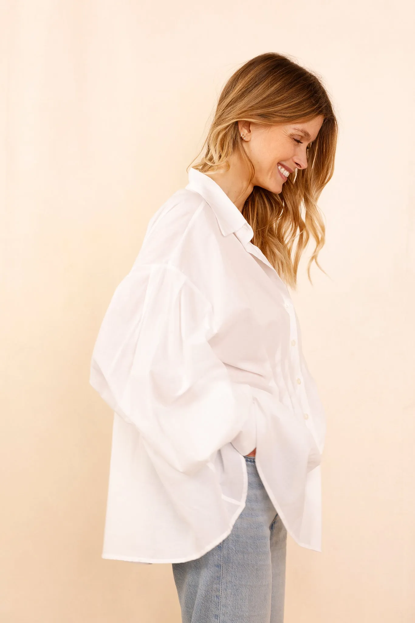 Chemise VAHINA - blanc - 100% voile de coton