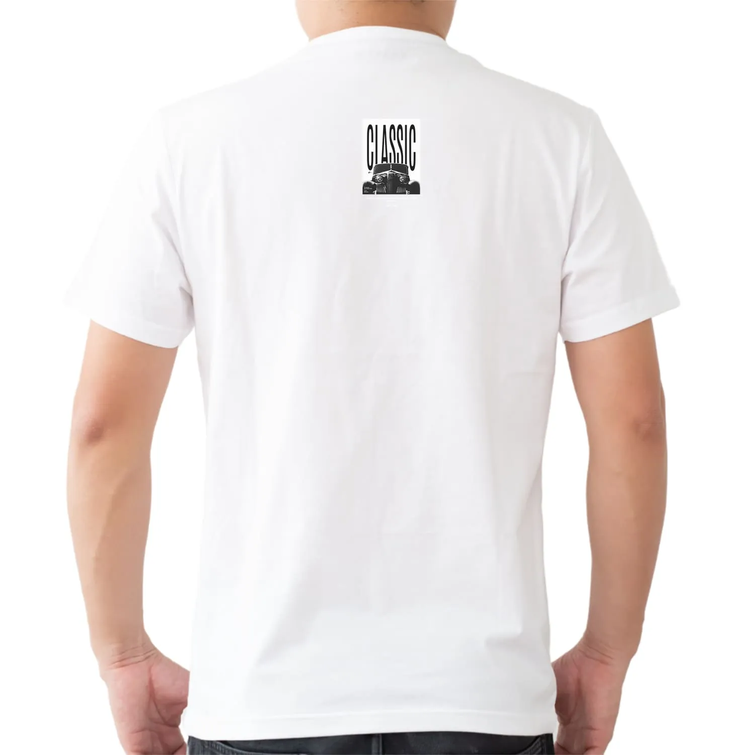 Classic Mens cotton printed T-shirt