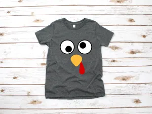 Cute Turkey Shirt - Youth Thanksgiving Shirt