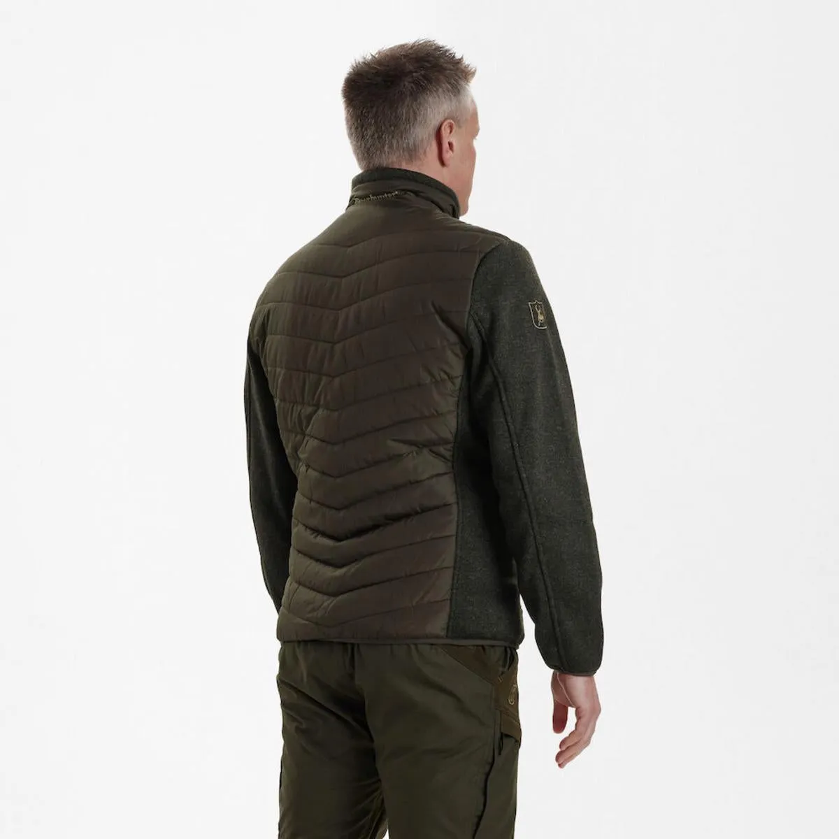 Deerhunter Moor Padded Jacket w. Knit Timber