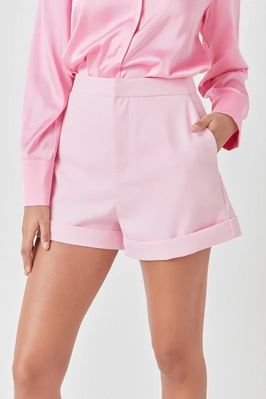 Endless Summer Pink Tailored Shorts