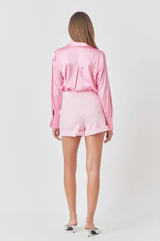 Endless Summer Pink Tailored Shorts