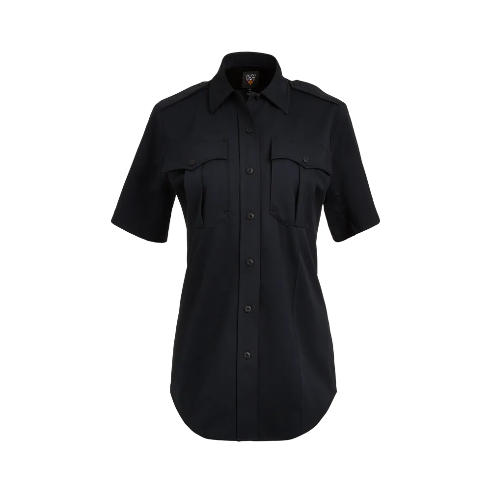 Flying Cross Power Flex Women's Short Sleeve Class A Uniform Shirt