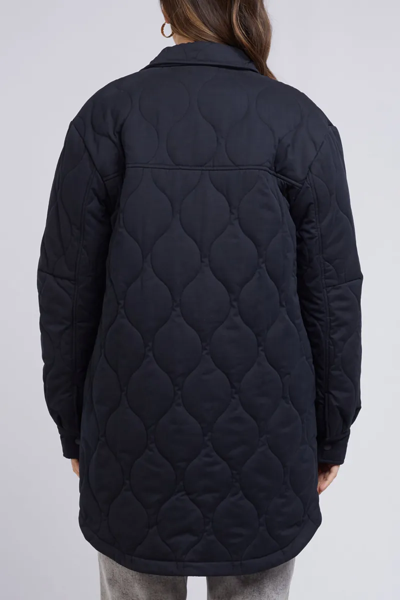 Foxwood - Mayberry Shacket Black