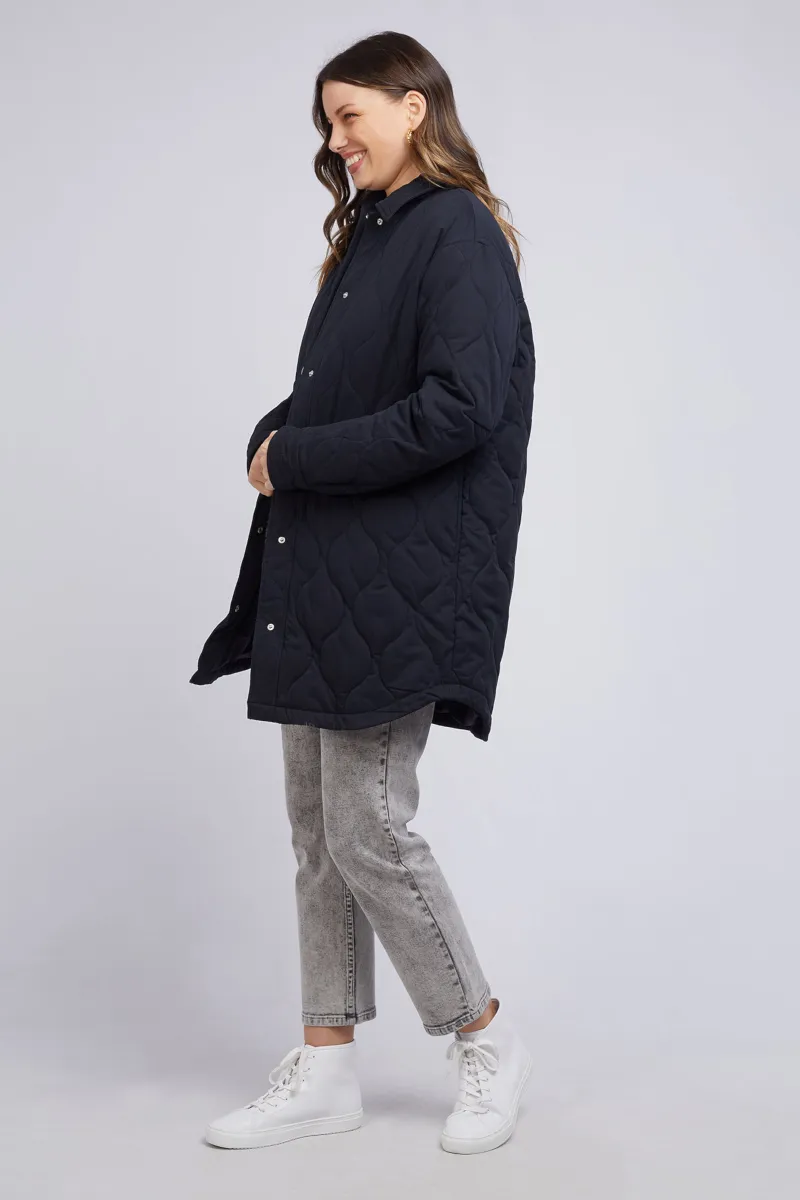 Foxwood - Mayberry Shacket Black