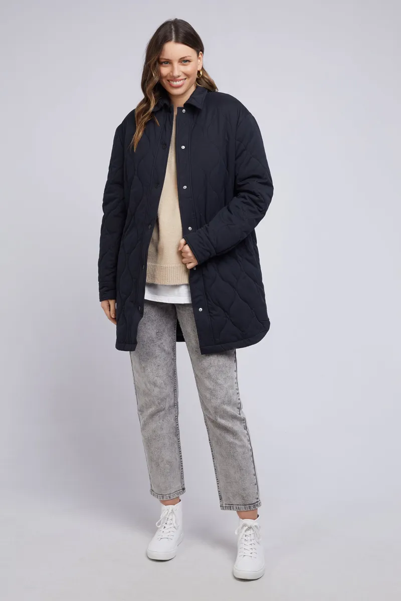Foxwood - Mayberry Shacket Black