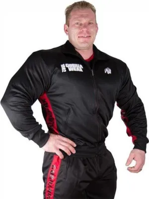 Gorilla Wear Track Jacket - Black/Red