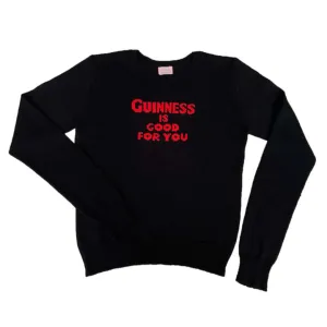 Guinness is Good for You Jumper | BLACK