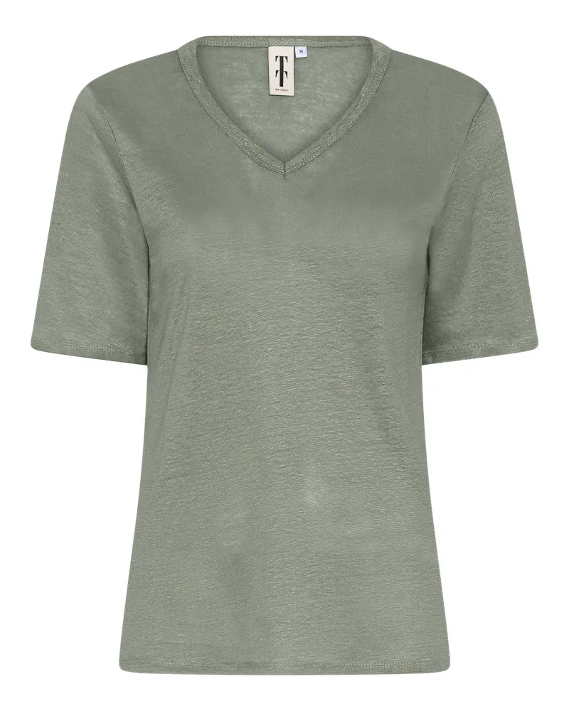 LinenTT V-neck T-shirt