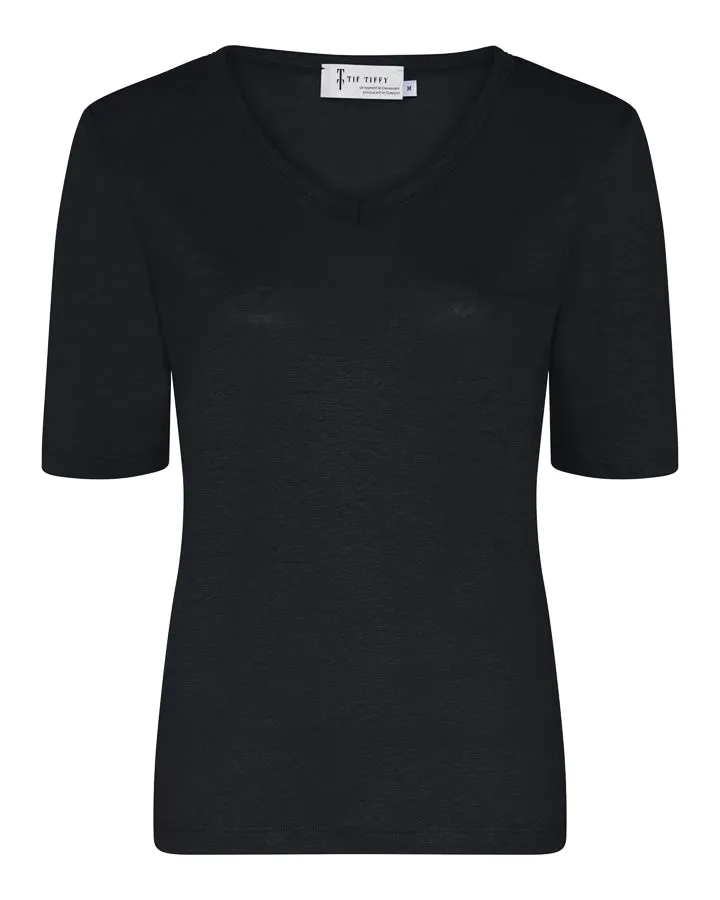 LinenTT V-neck T-shirt
