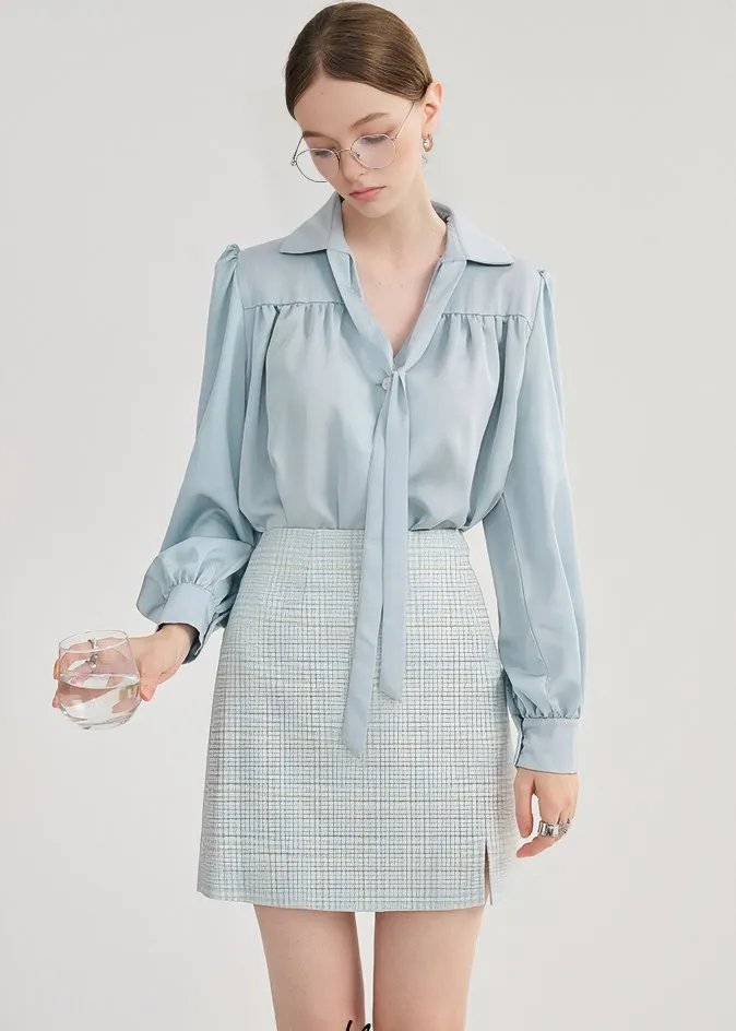 LONG PUFF SLEEVE SHIRT