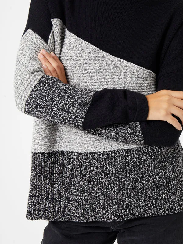 Lotty Colour Block Knit Patch