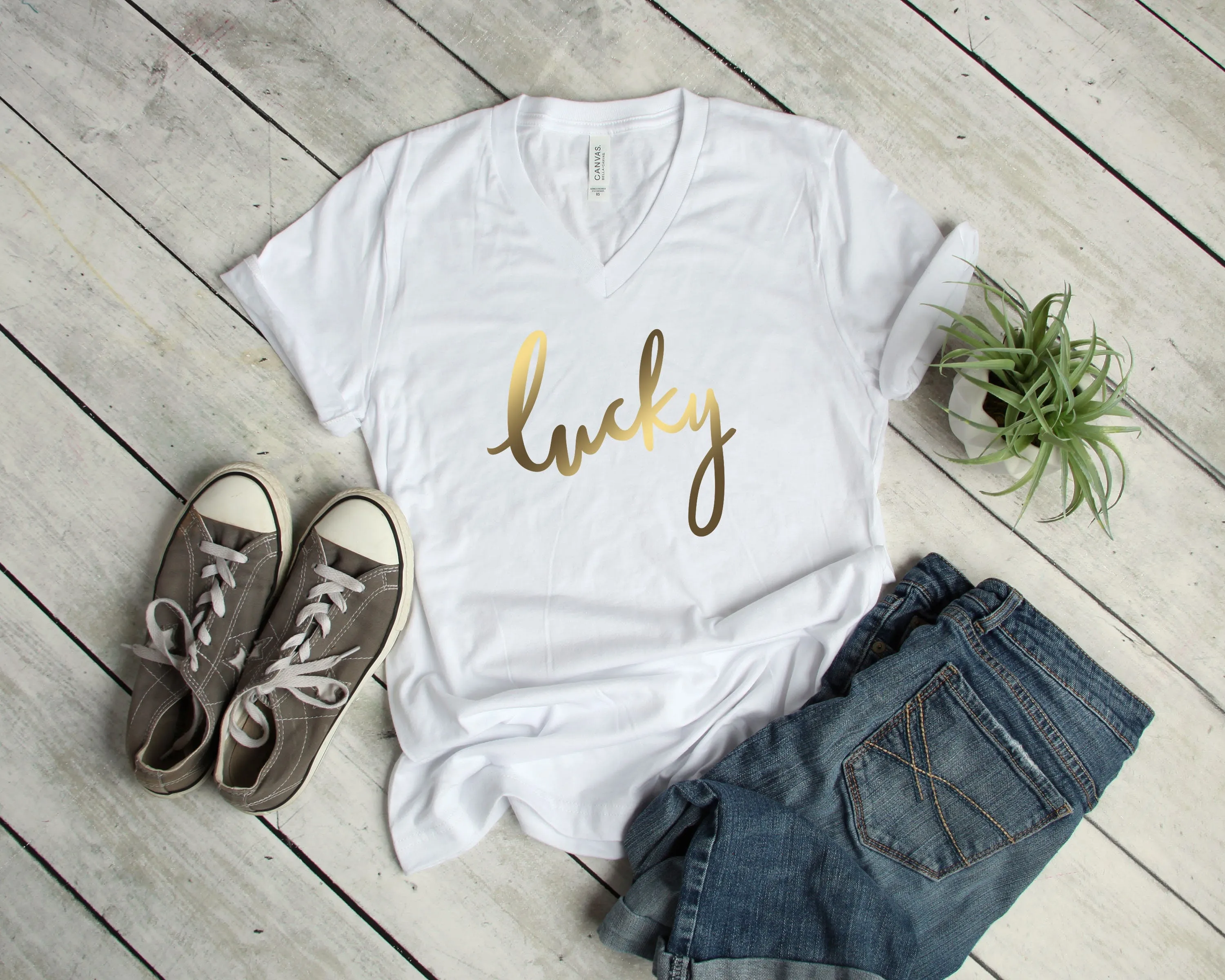 Lucky T Shirt - St. Patrick's Day Shirt - Lucky Statement Shirt - Lucky Tee - Lucky Tshirt