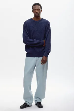 Men's Hamatah Sweater in Blue Lotus Melange