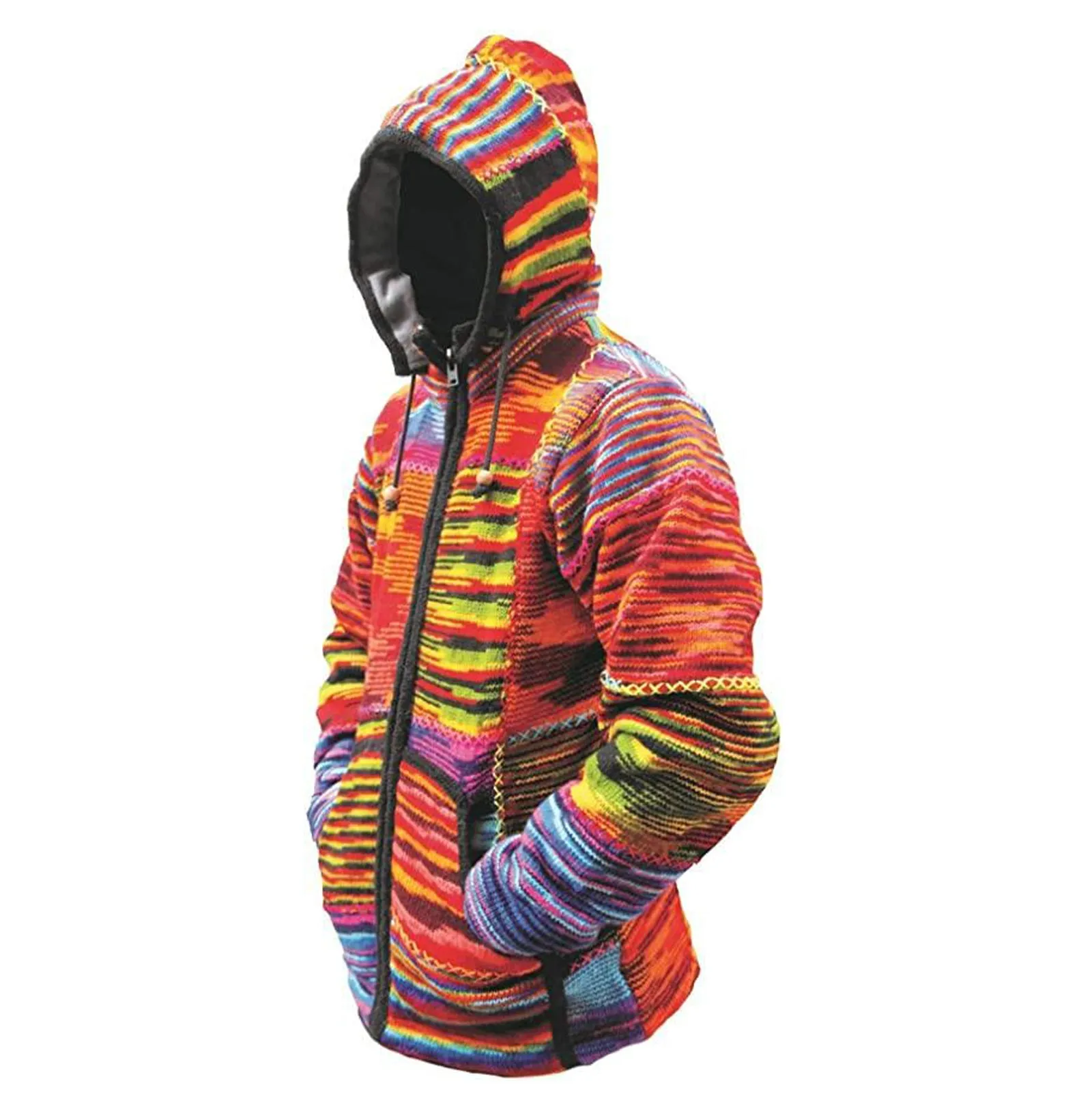 Men's Tie Dye Knitted Jacket