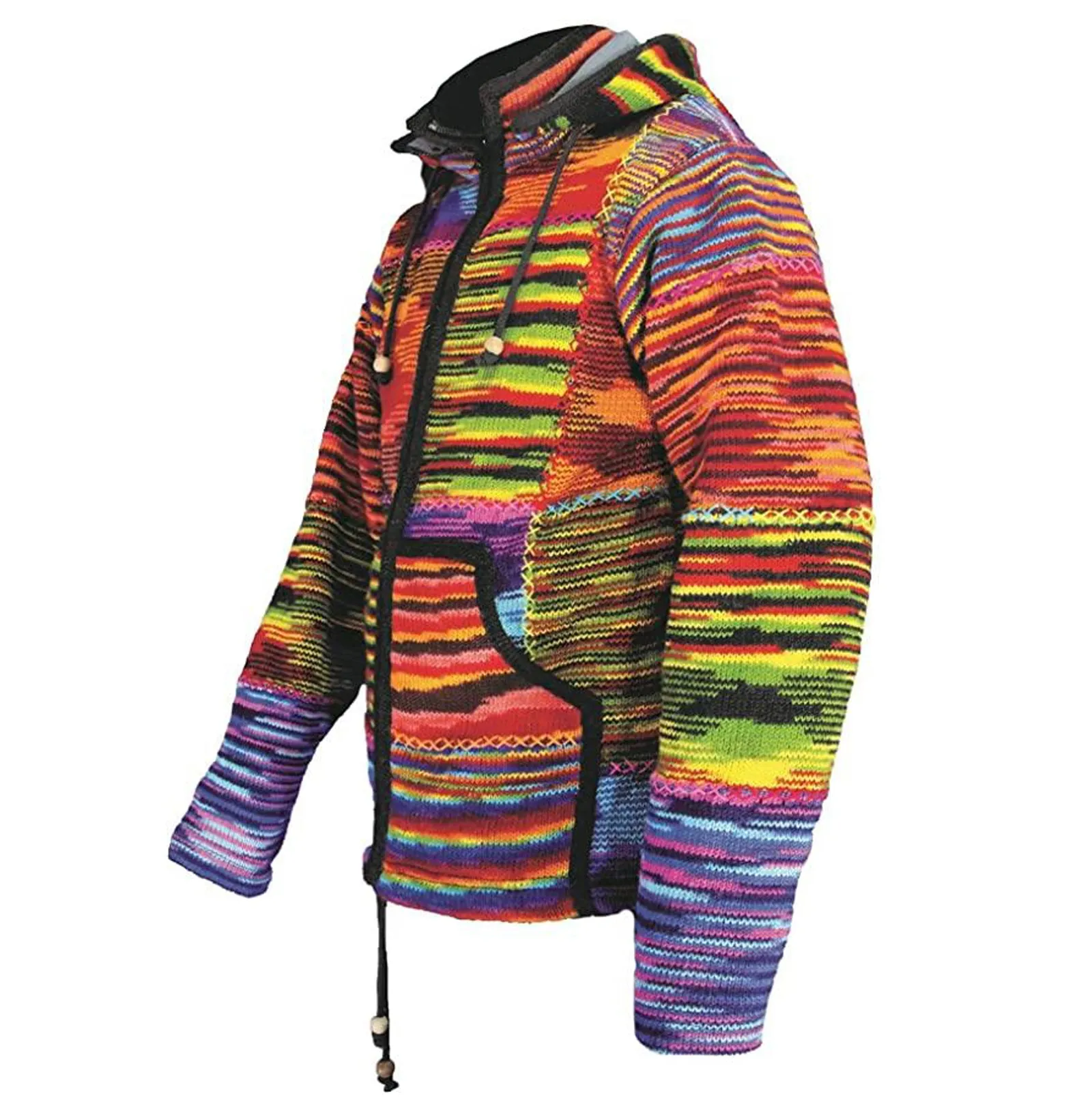 Men's Tie Dye Knitted Jacket