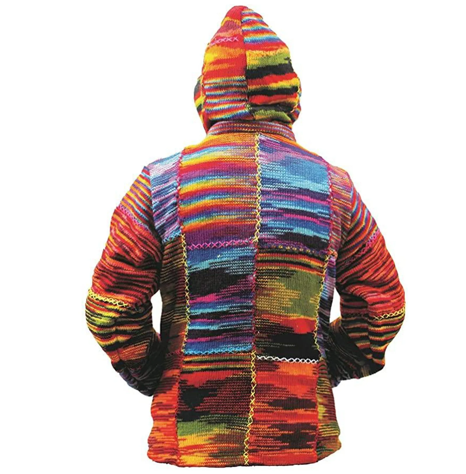 Men's Tie Dye Knitted Jacket