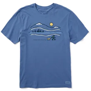 Men's Winter Lake Walk Short Sleeve Crusher Tee