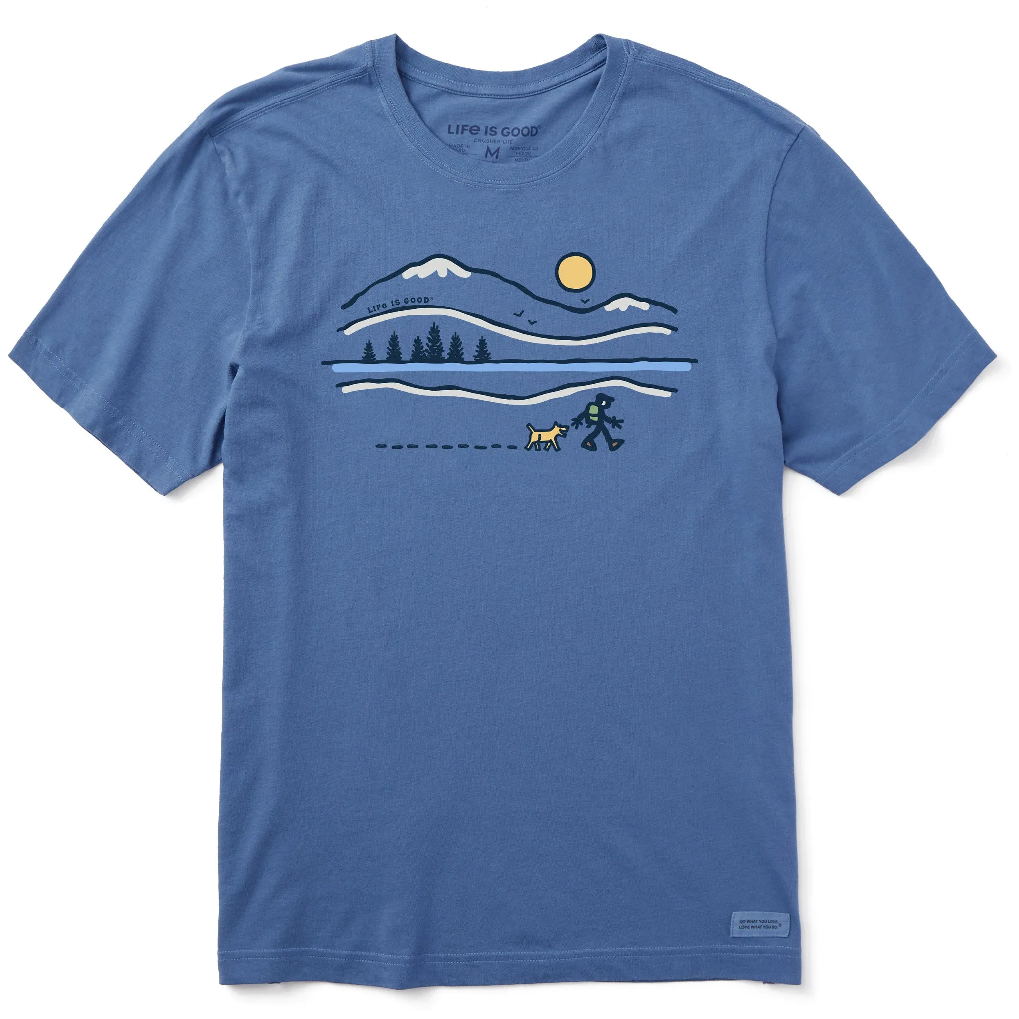 Men's Winter Lake Walk Short Sleeve Crusher Tee