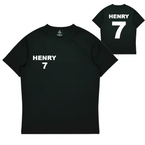 Personalised Black Training Shirt - Mens