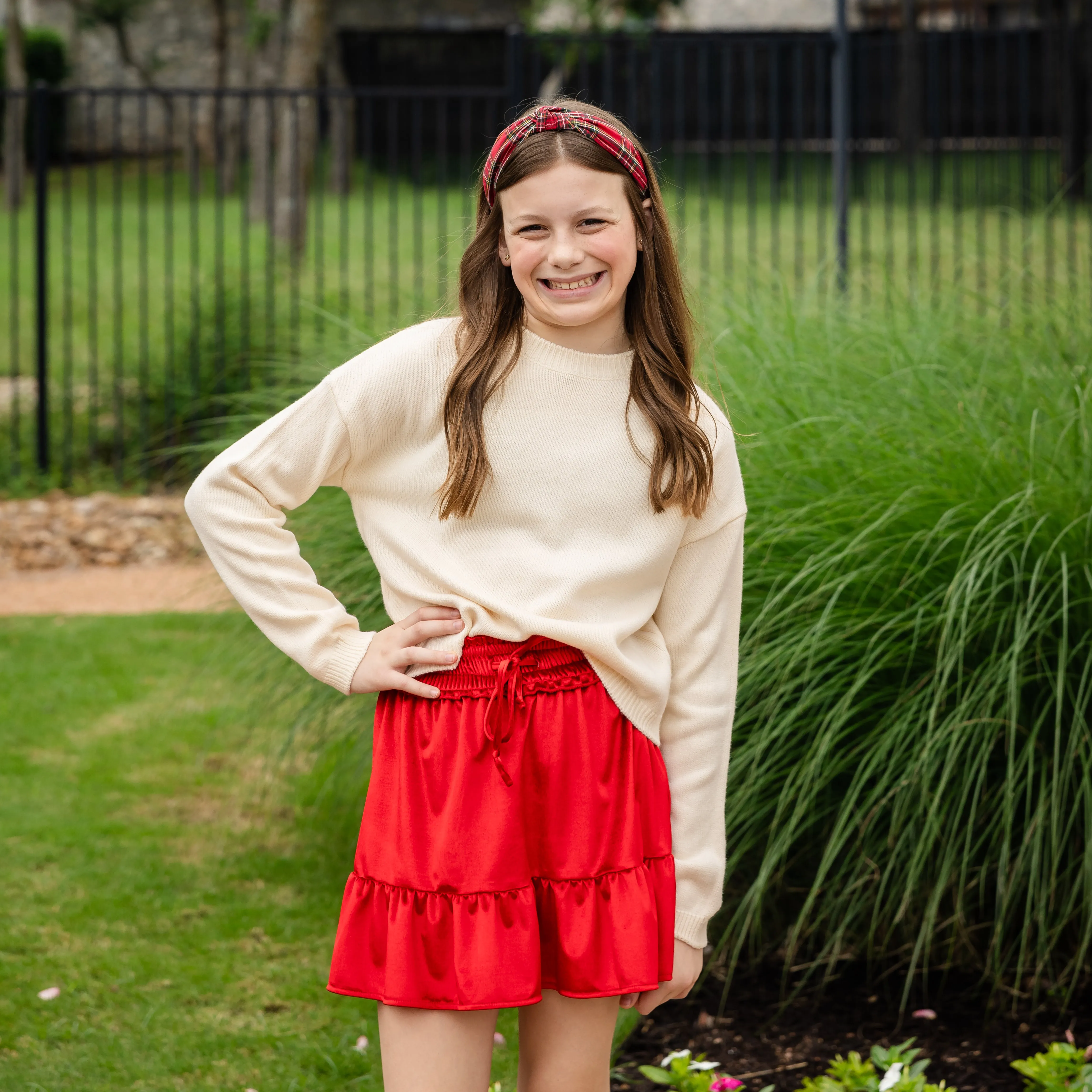 Phoebe Girls Sweater - Cream