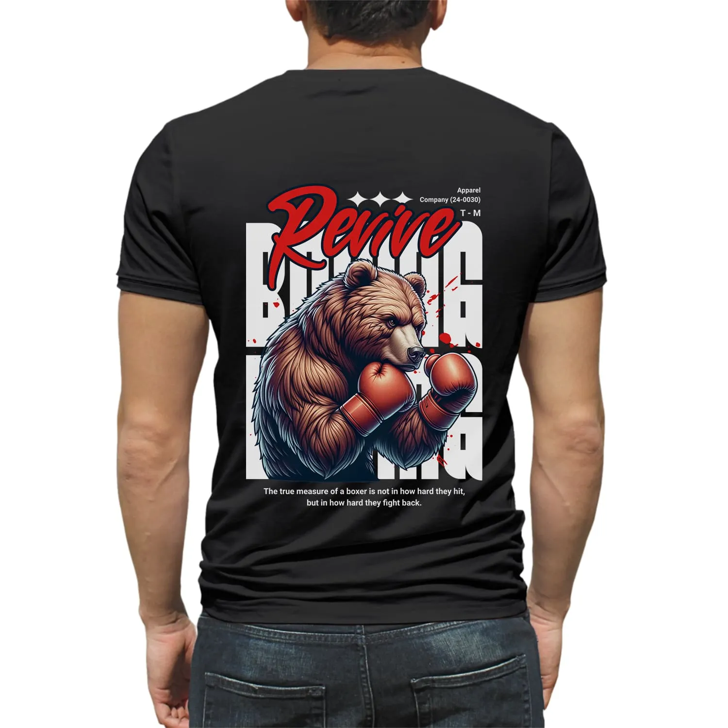 Revive Mens cotton printed T-shirt