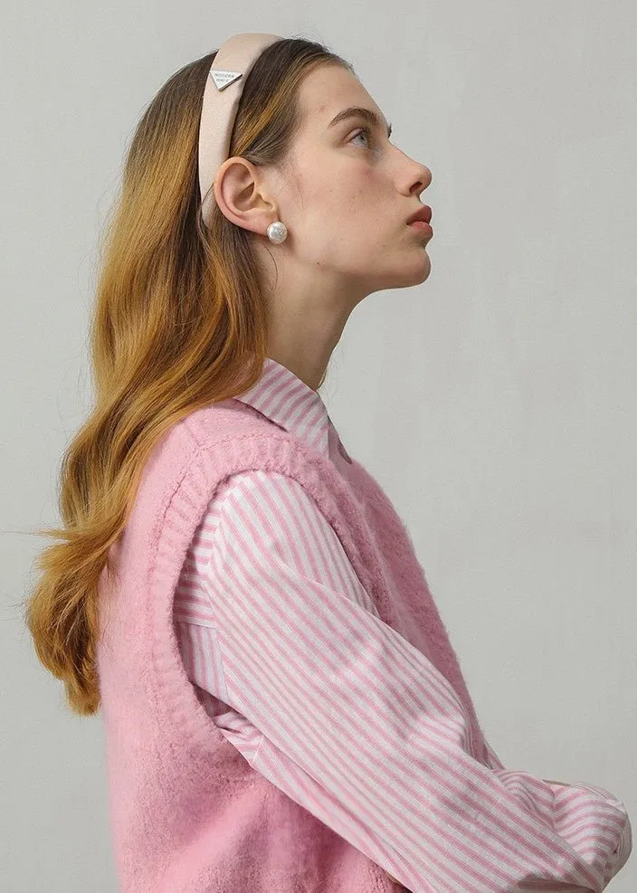 ROUND NECK KNIT VEST