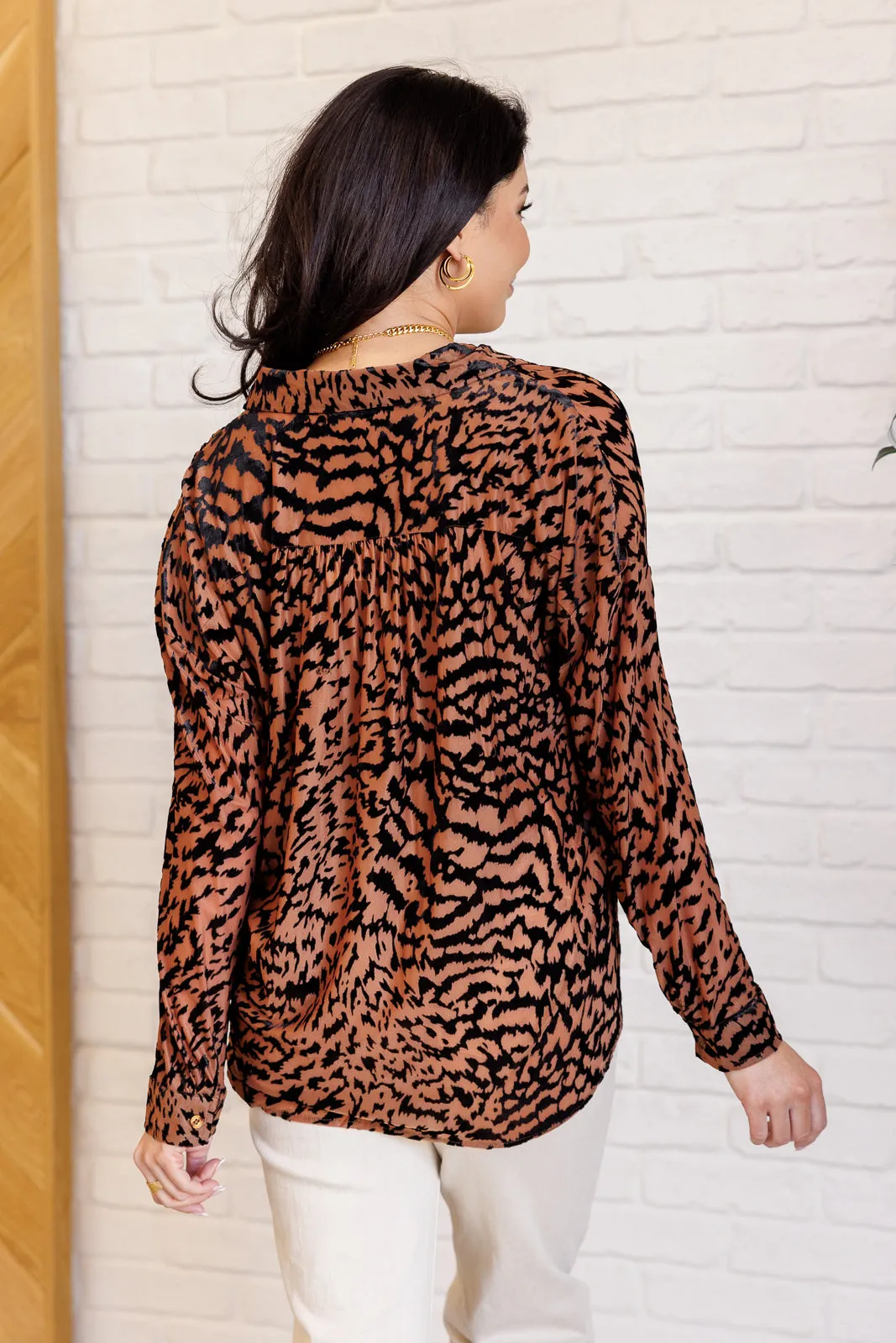 So Fierce Animal Print Blouse (Online Exclusive)