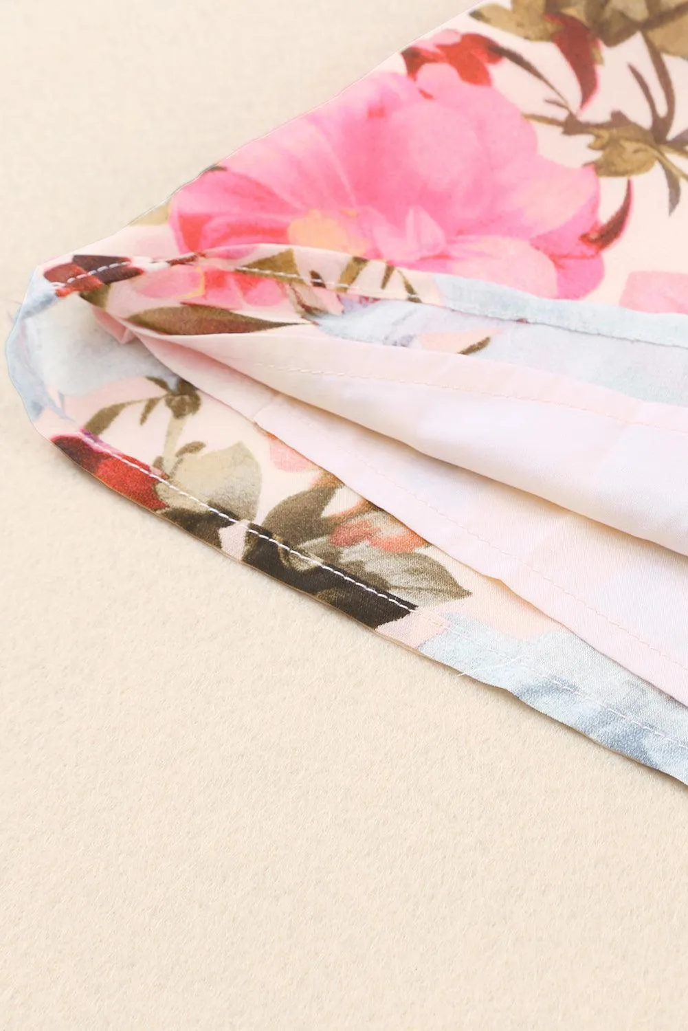 Spread Your Wings Floral Flutter Sleeve Top