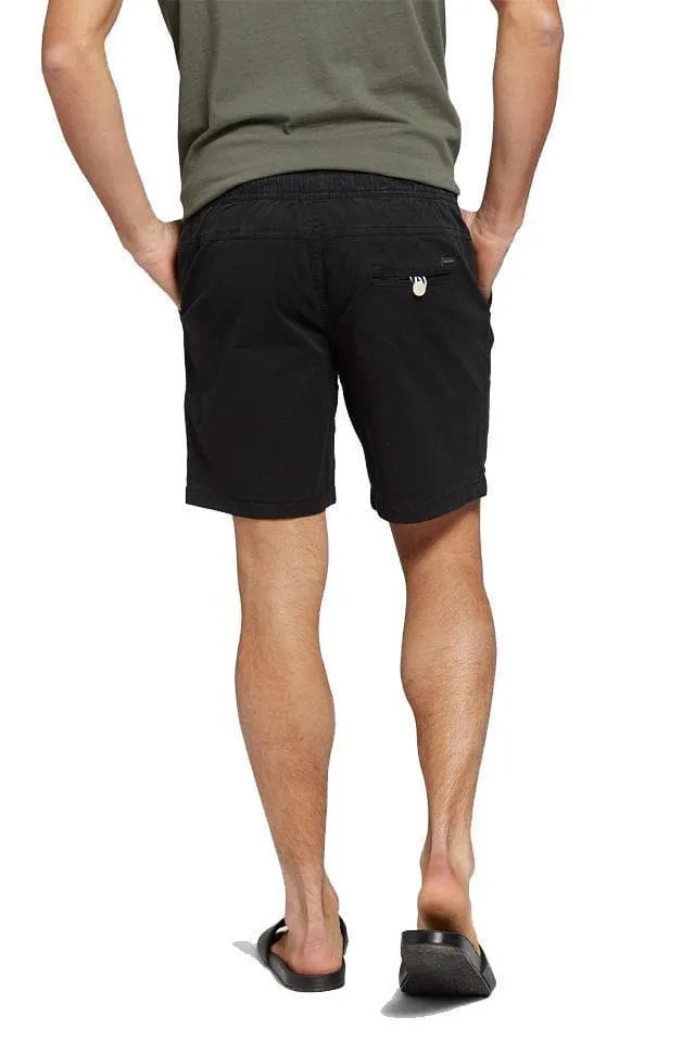 THE ACADEMY BRAND VOLLEY SHORT - BLACK