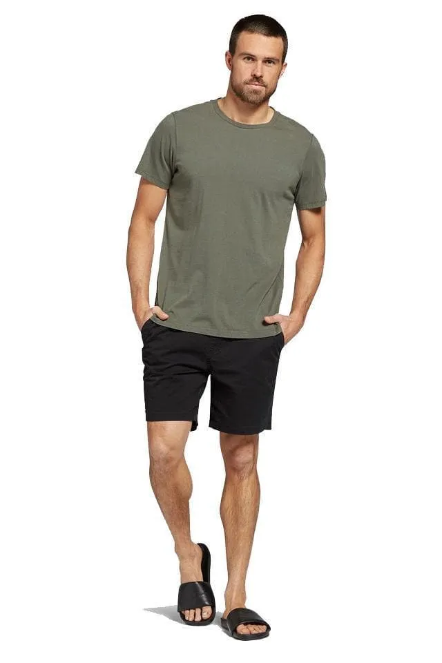 THE ACADEMY BRAND VOLLEY SHORT - BLACK