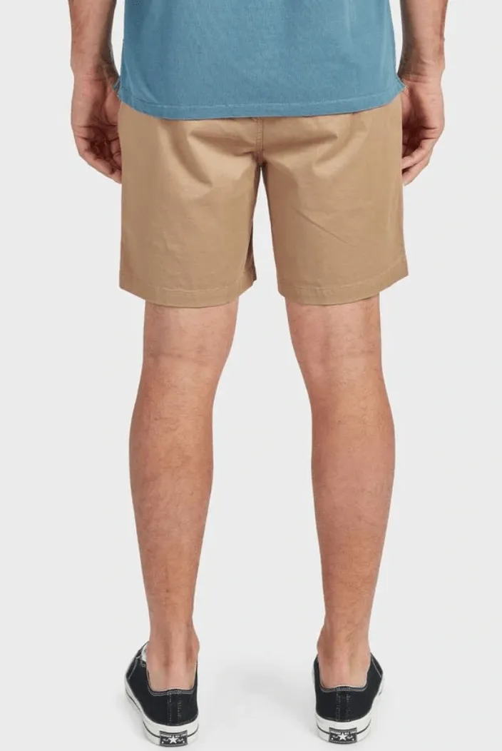 THE ACADEMY BRAND VOLLEY SHORT - TAN