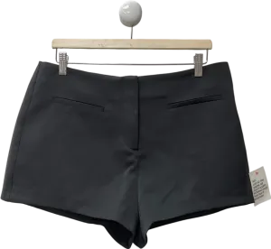 Topshop Black Satin Tailored Knicker Short UK 16