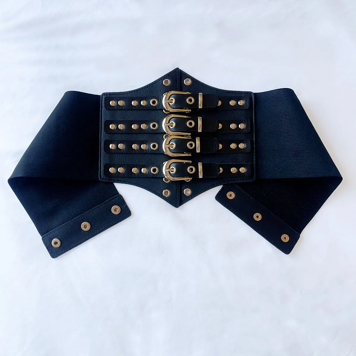 Wide Belt Punk Hip Hop Decorative Belt – Nightclub Accessories