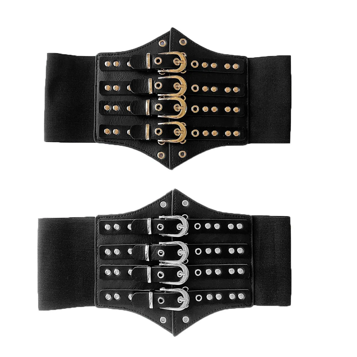 Wide Belt Punk Hip Hop Decorative Belt – Nightclub Accessories