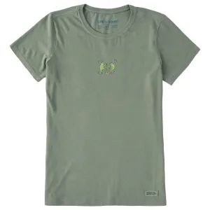 Women's Dancing Frogs Short Sleeve Crusher Tee