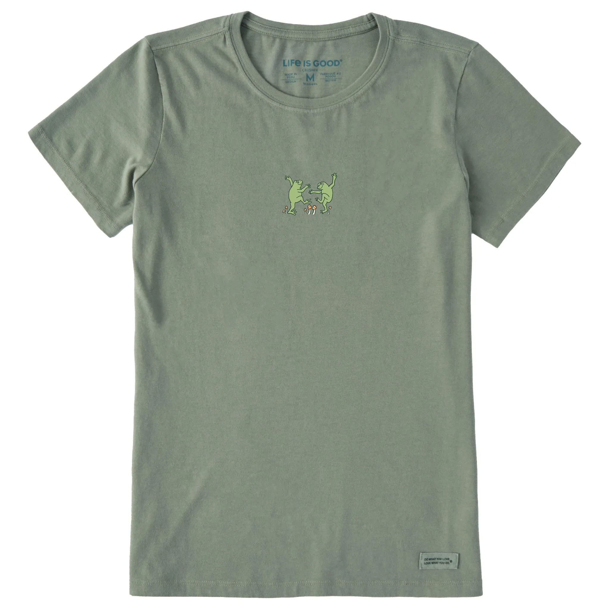 Women's Dancing Frogs Short Sleeve Crusher Tee