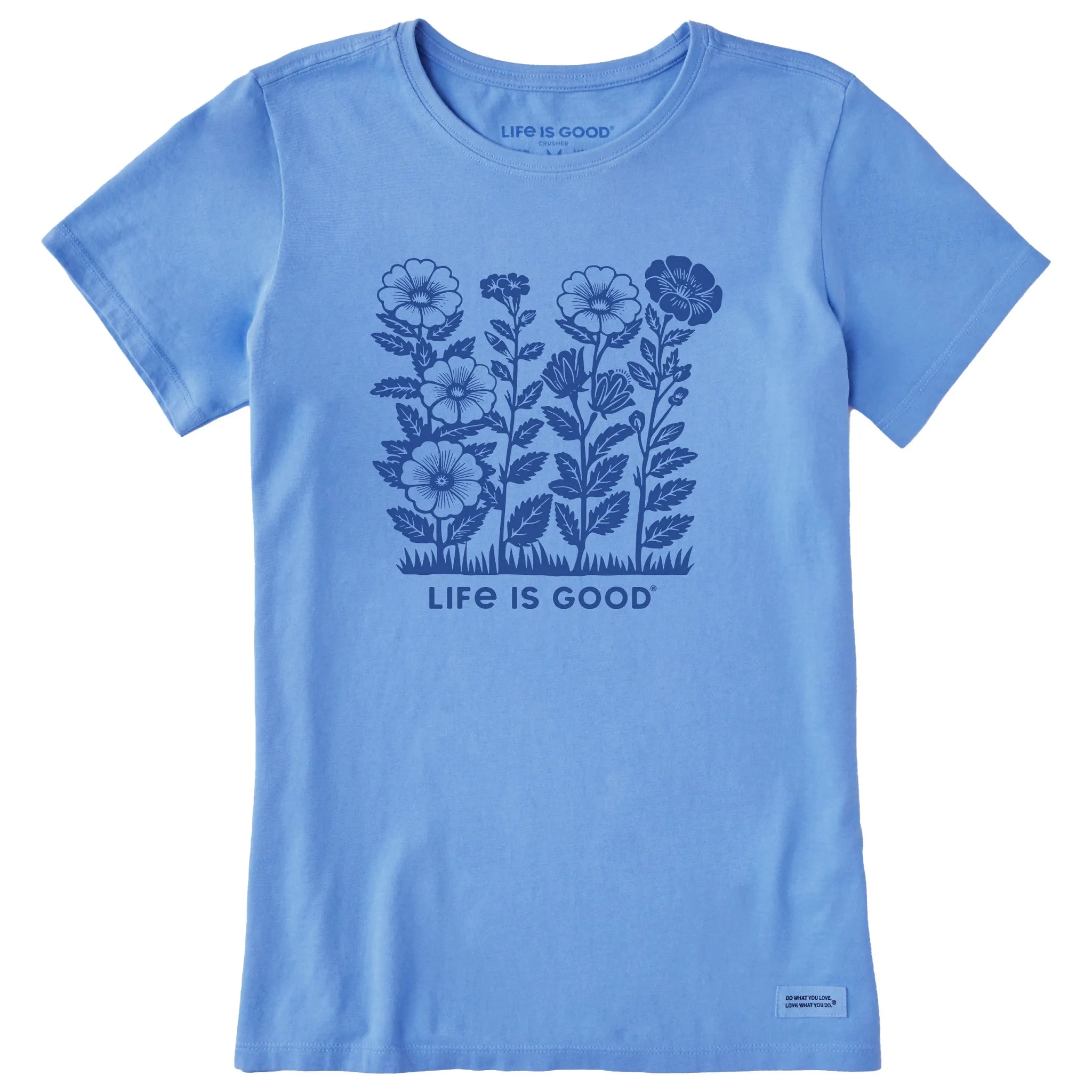 Women's Flowers in a Row Short Sleeve Tee