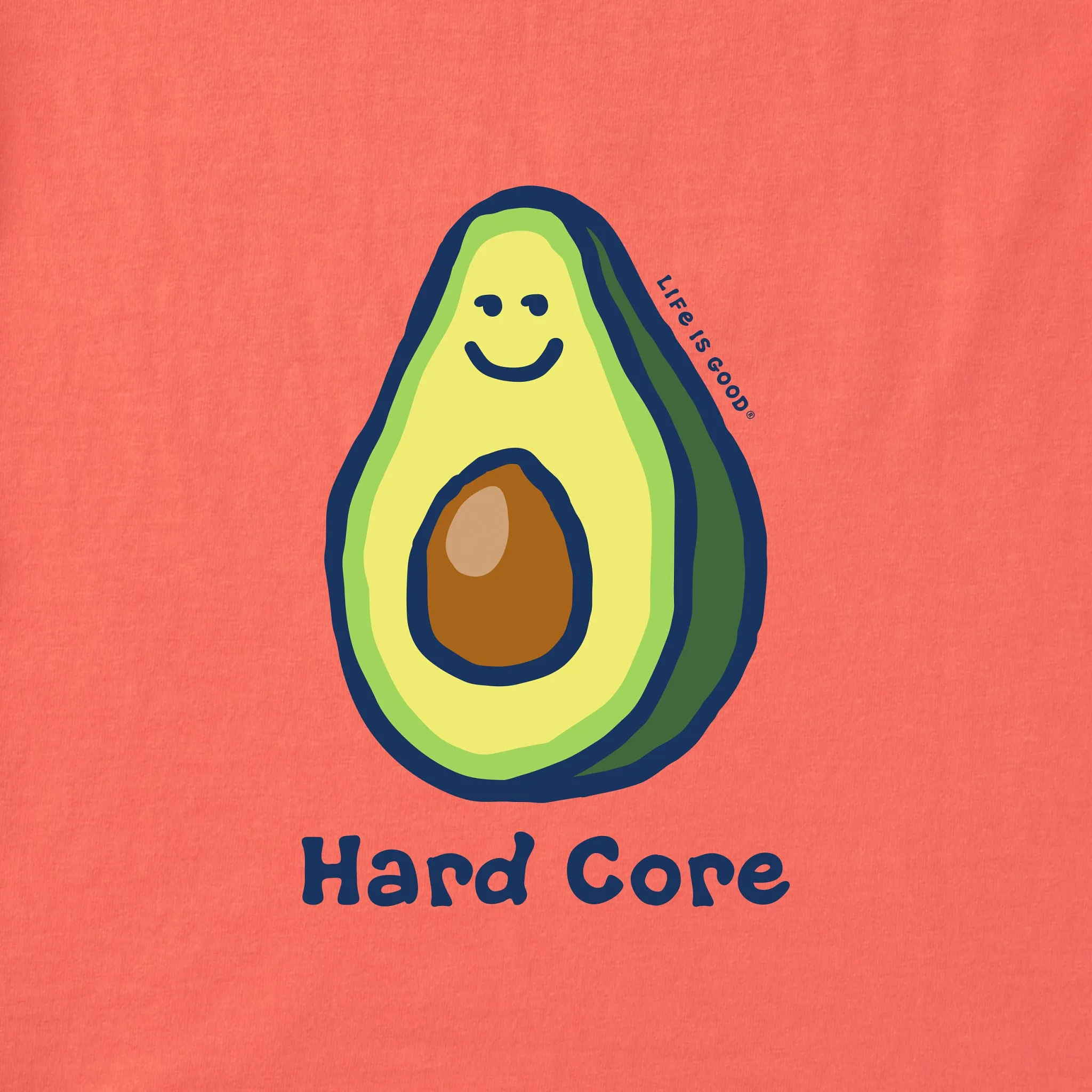 Women's Hard Core Avocado Short Sleeve Tee