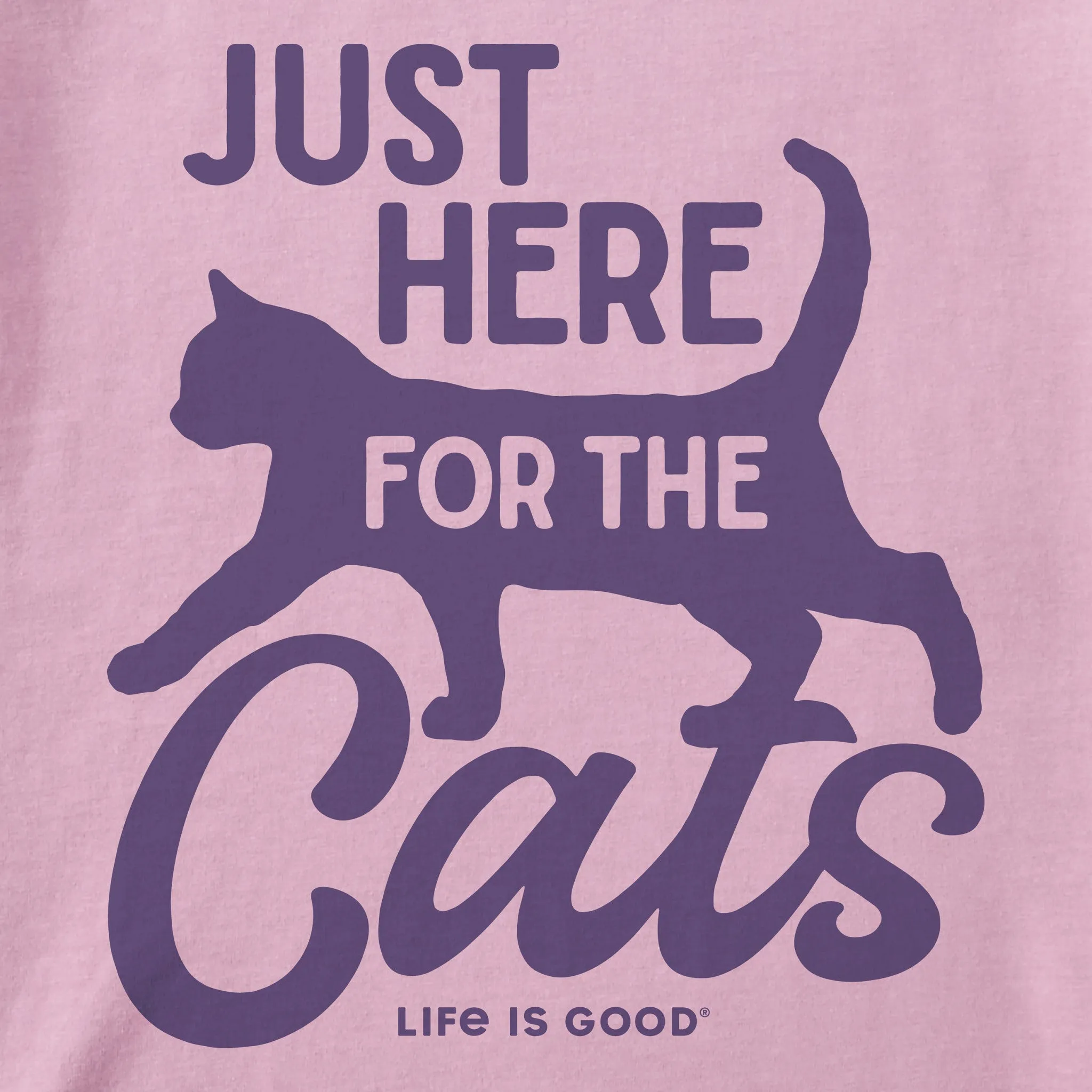 Women's Here for the Cats Short Sleeve Tee