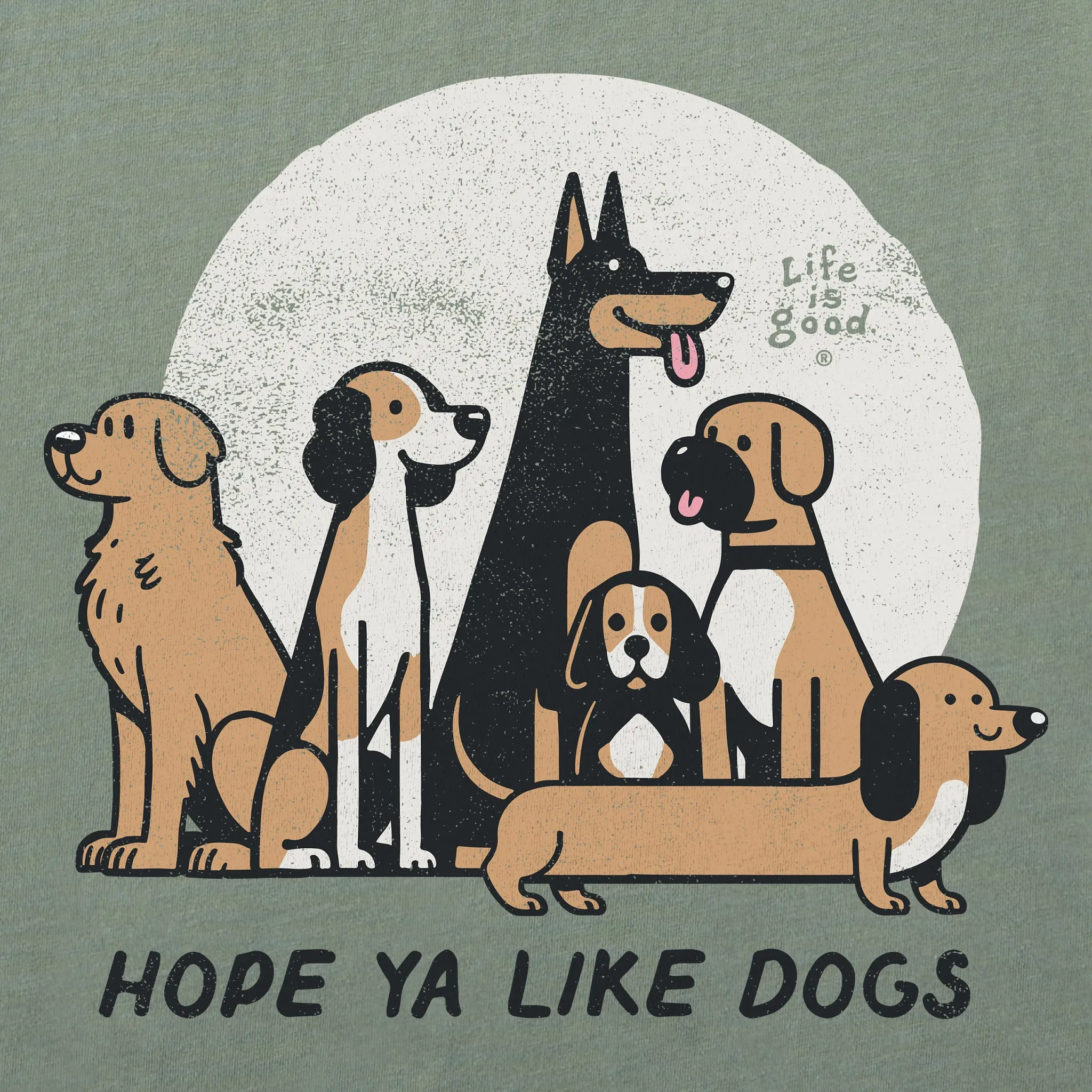 Women's Hope Ya Like Dogs Short Sleeve Crusher Tee