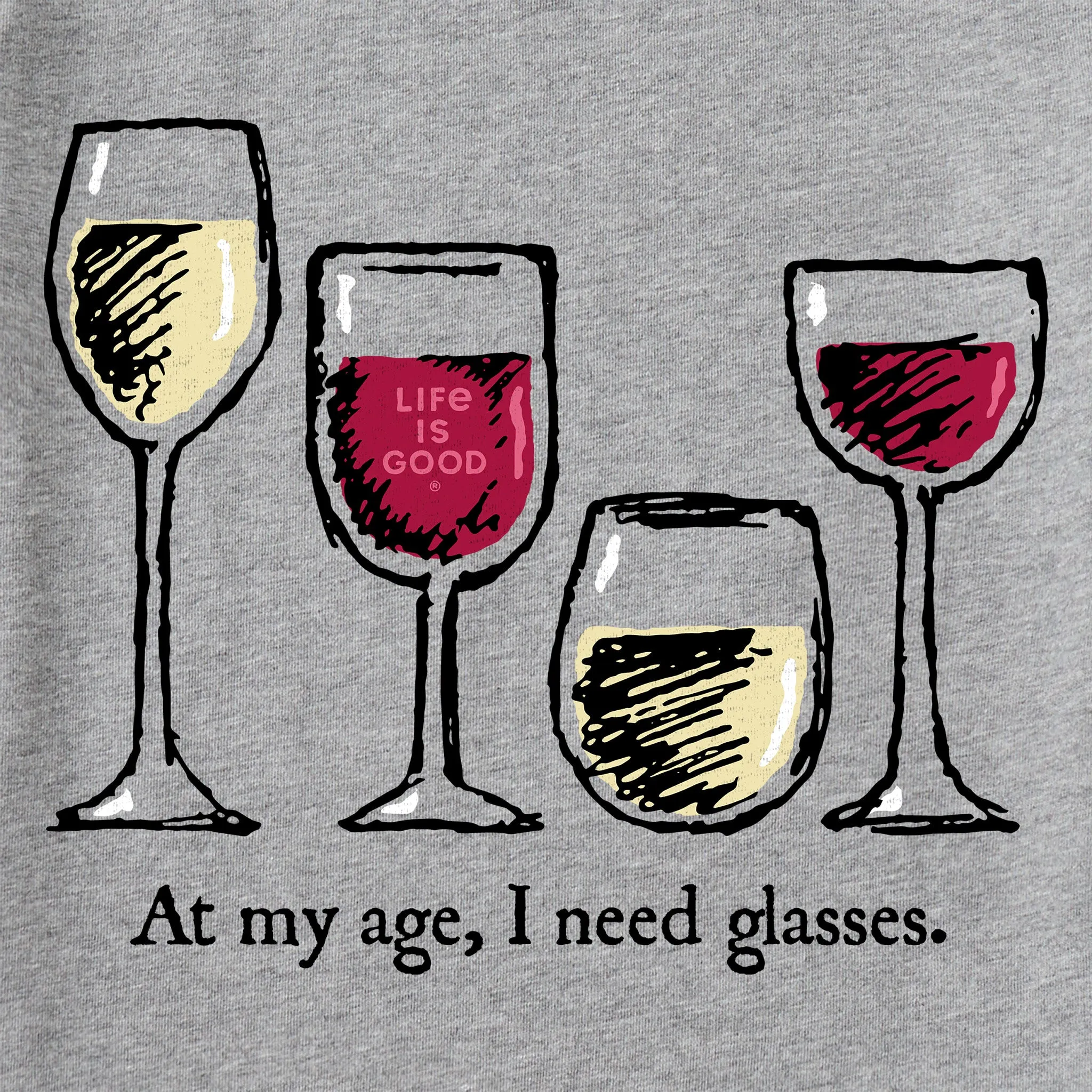 Women's I Need Wine Glasses Long Sleeve Crusher Vee