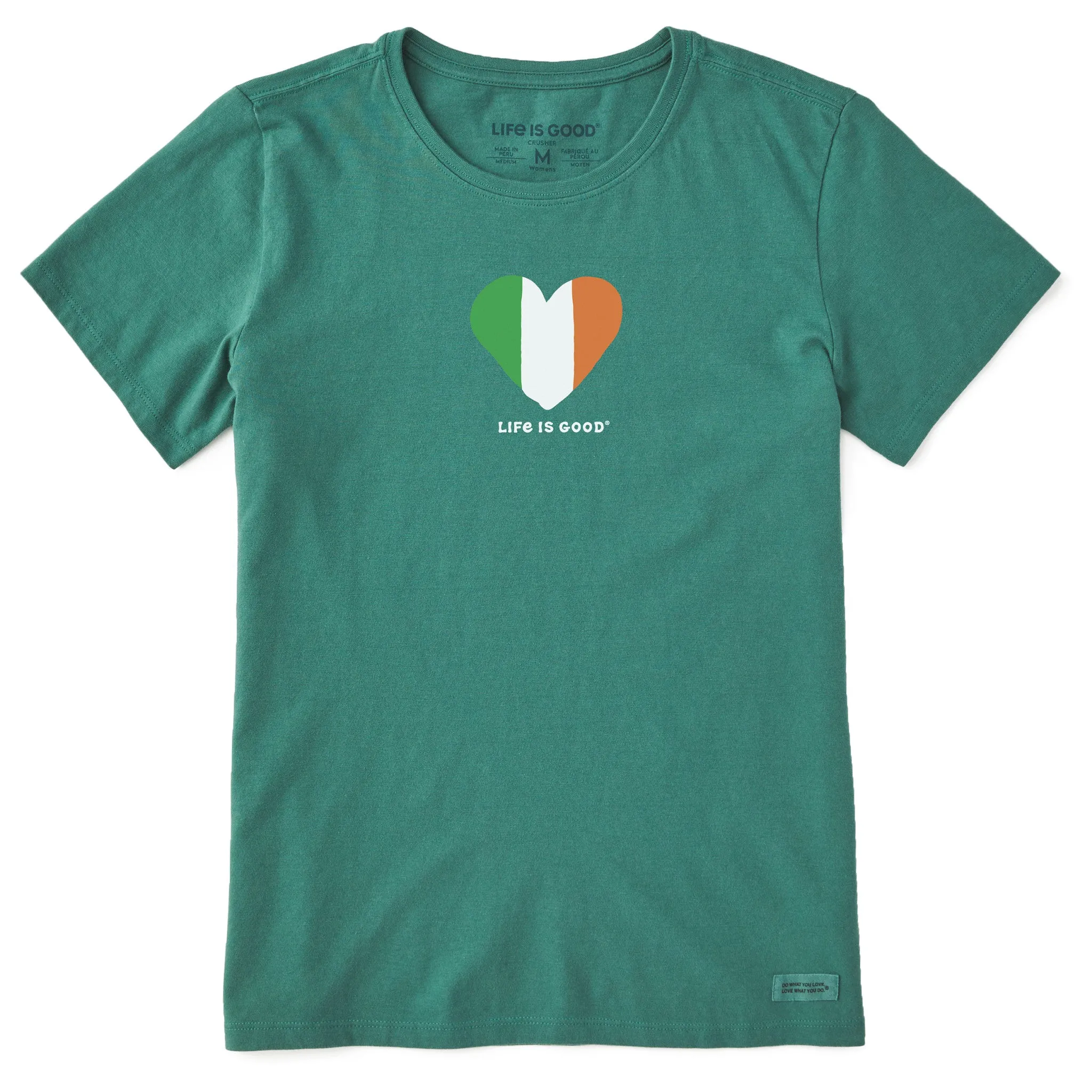 Women's Ireland Heart Short Sleeve Crusher Tee