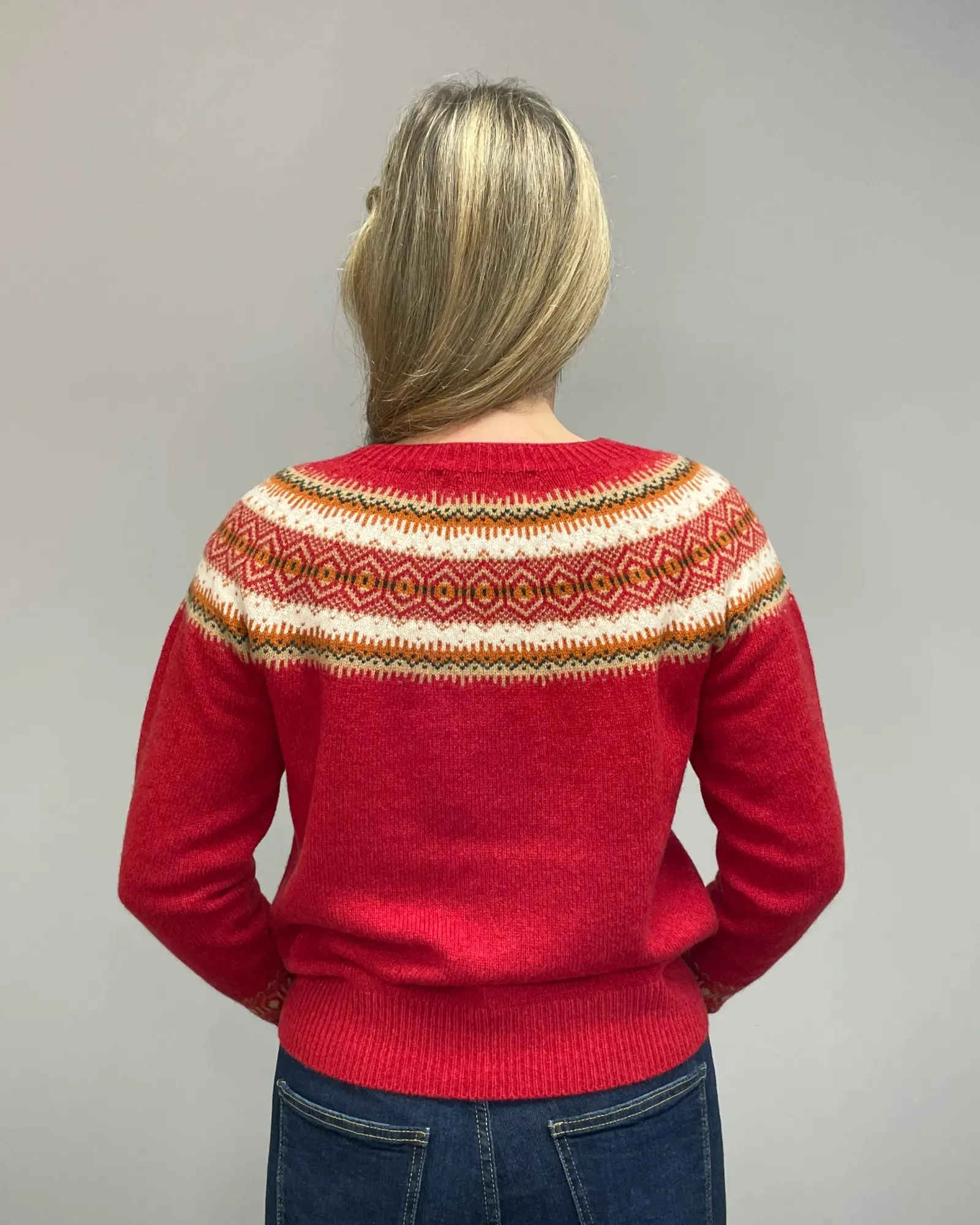 Women's Knitted Fair Isle Jumper (L5027/7) - Jasper