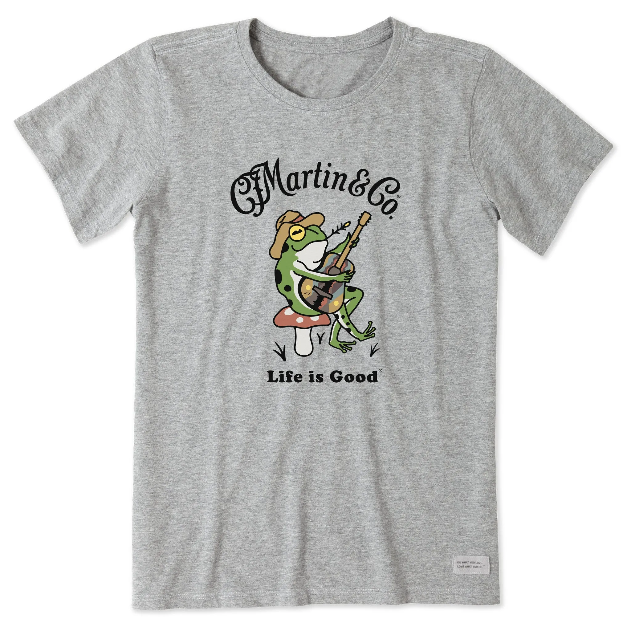 Women's Martin & Co. Frog Guitar Short Sleeve Crusher Tee